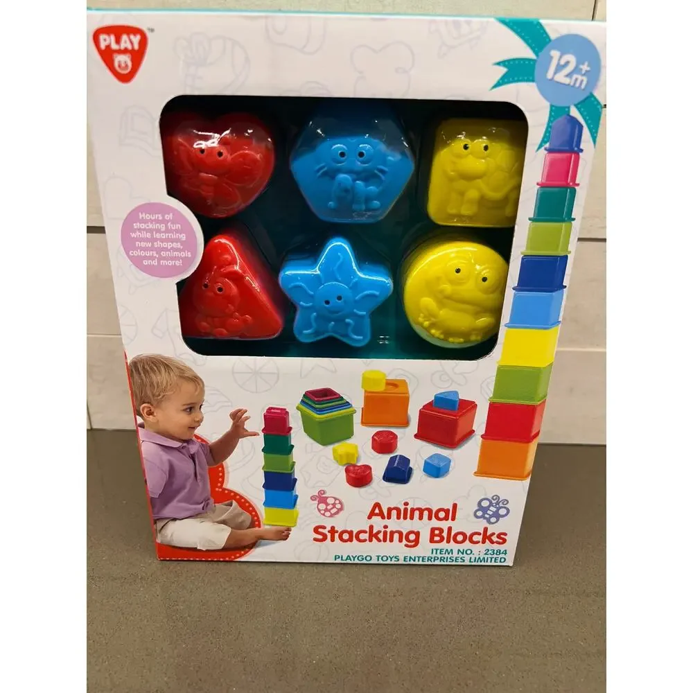 Animal Stack Blocks, new in box!